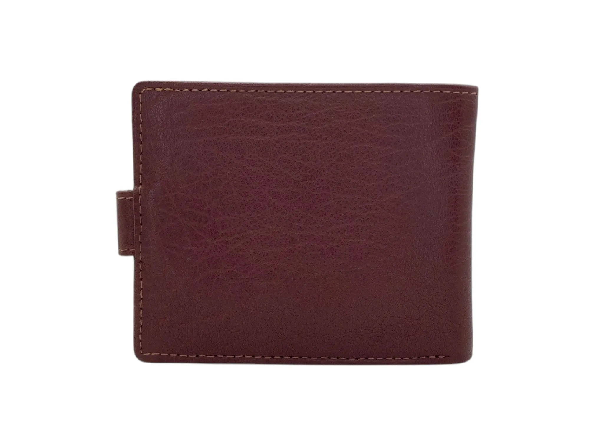 Top Grain Slim & Compact Leather  Billfold Wallet # 1587 [LOOP]