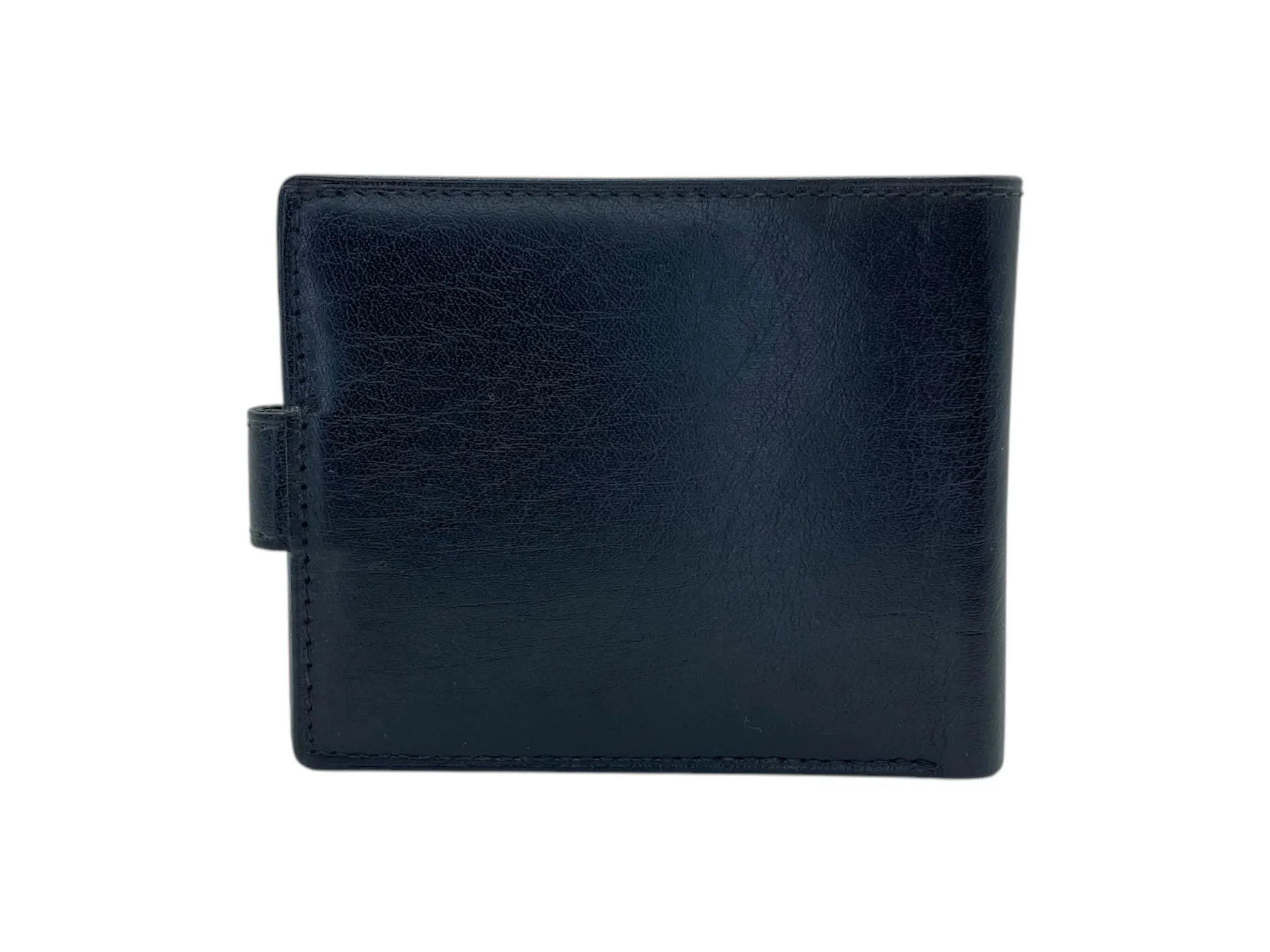 Top Grain Slim & Compact Leather  Billfold Wallet # 1587 [LOOP]