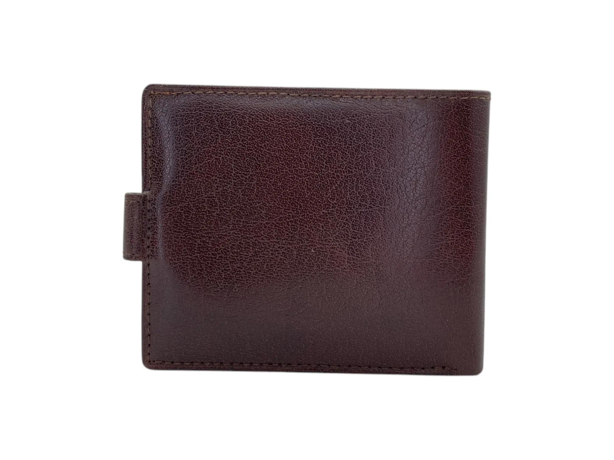 Top Grain Slim & Compact Leather  Billfold Wallet # 1587 [LOOP]