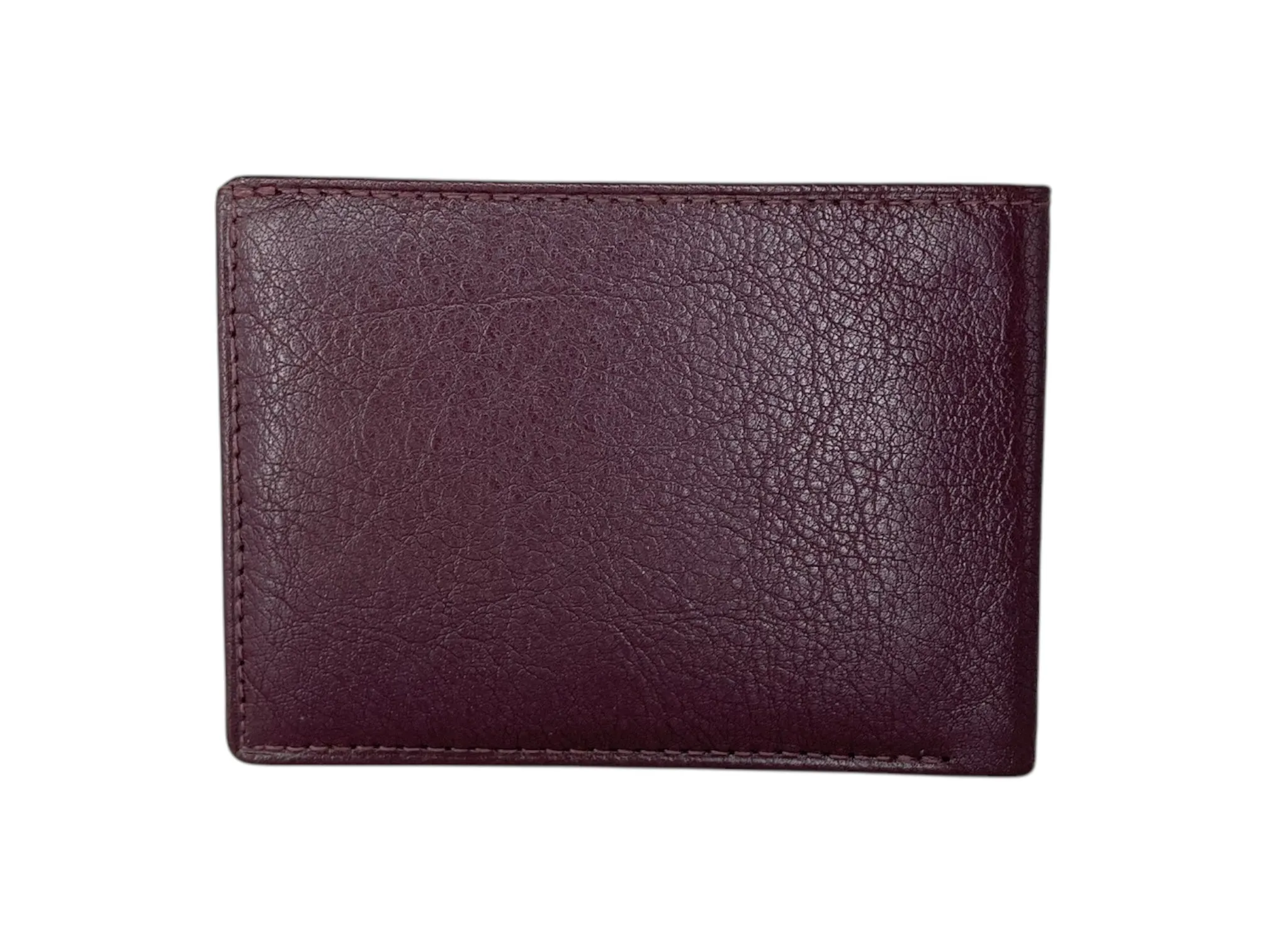 Top Grain Slim & Compact Leather  Billfold Wallet # 1588 [B]