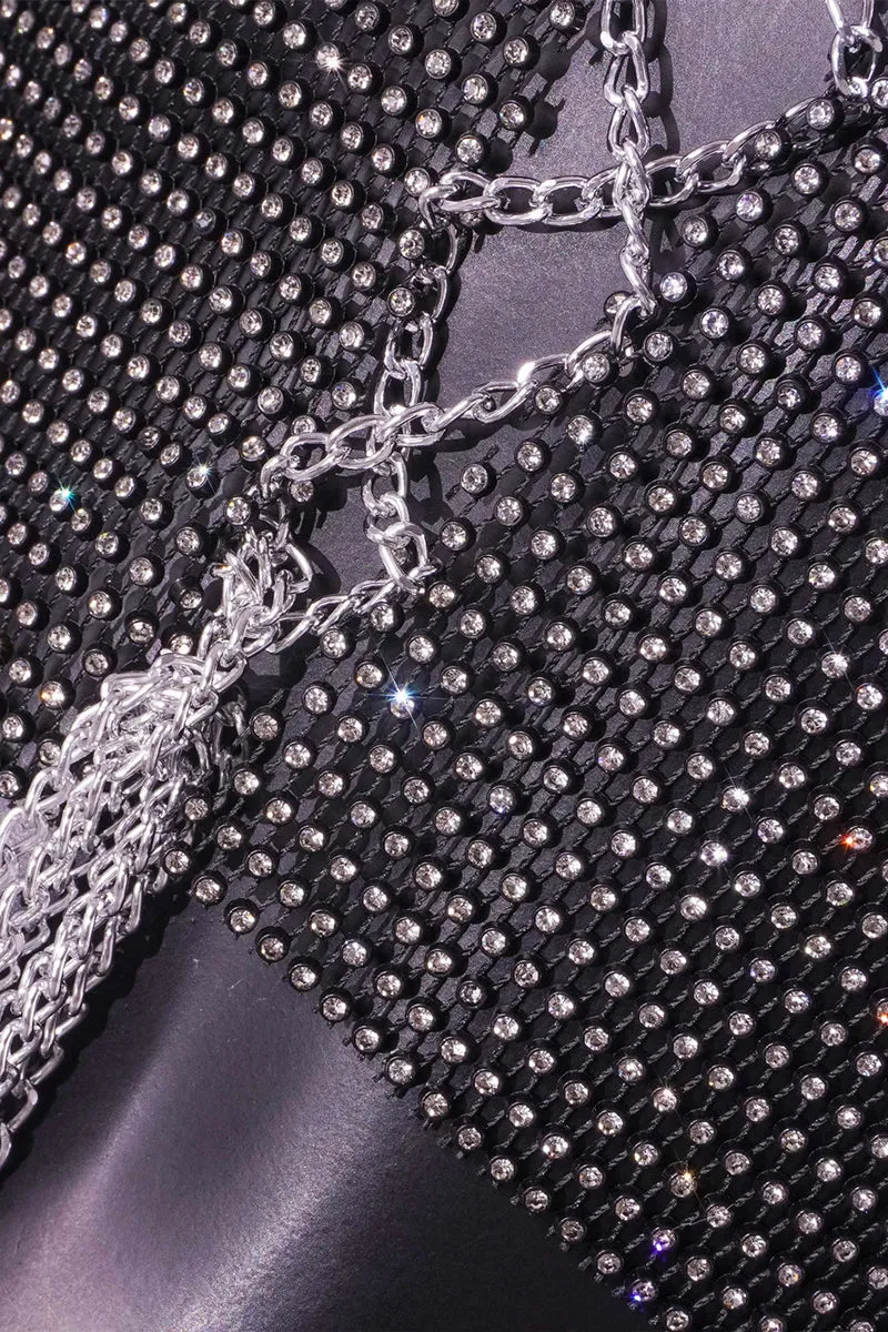 TQ3602 Fishnet Lace Down Tank