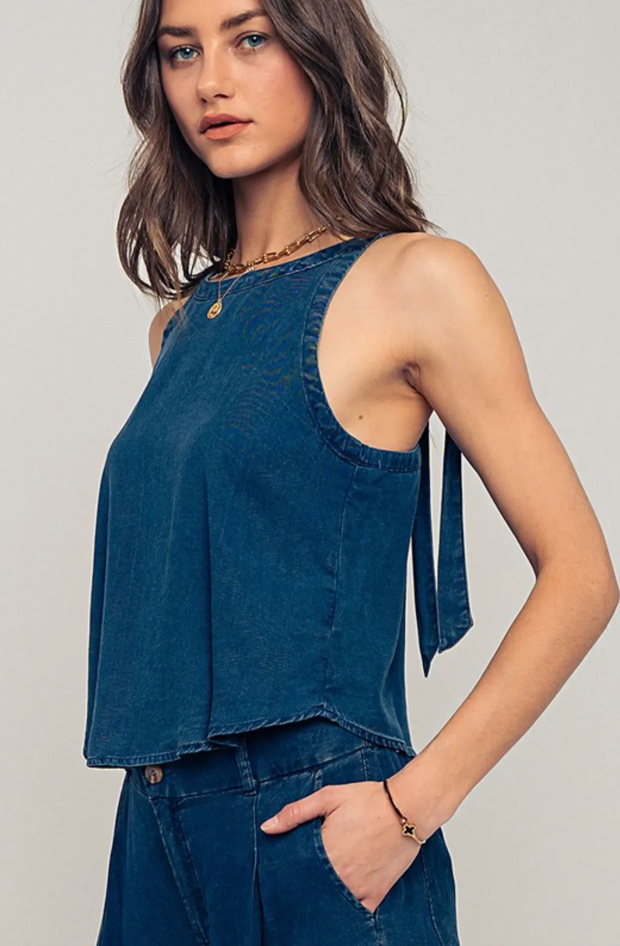 Trina Tie Back Tank