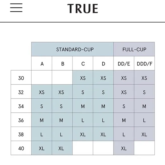TRUE &amp; Co True Body Wireless Racerback Bralette