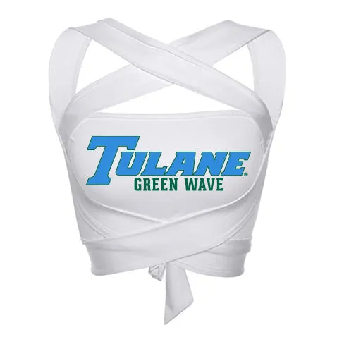 Tulane White Multi Way Bandeau Top