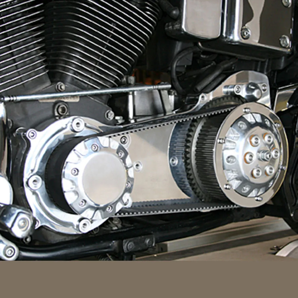 Ultima 2” Open Primary Belt Drive - 1990-2006 Dyna - Polished Finish