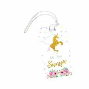 Unicorn Luggage Tag