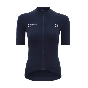 Universal Colours Women's Mono Short Sleeve Jersey - Navy Blue