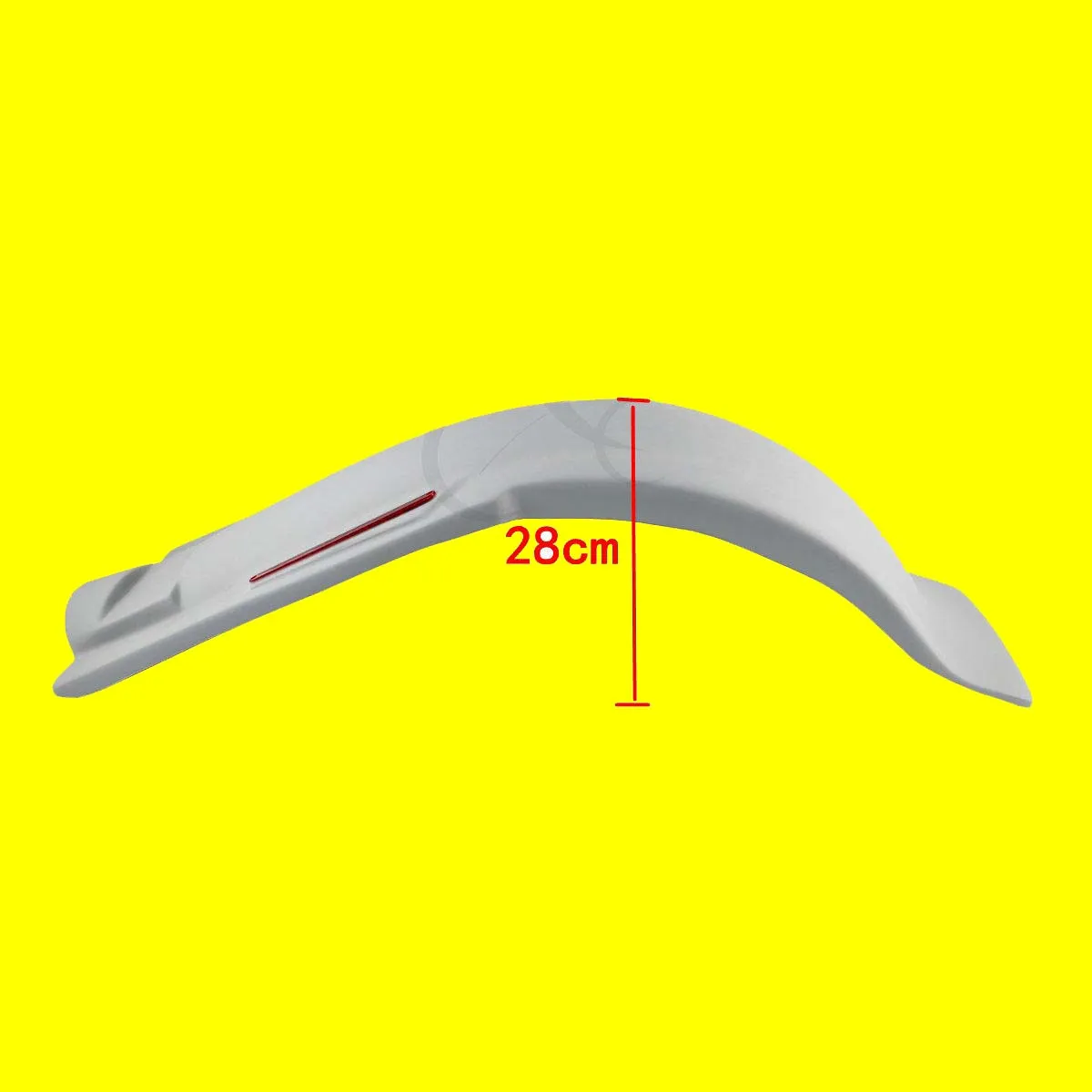 Unpainted 5" Stretched Fender w/ Light For Harley 89-13 Touring Road King Glide