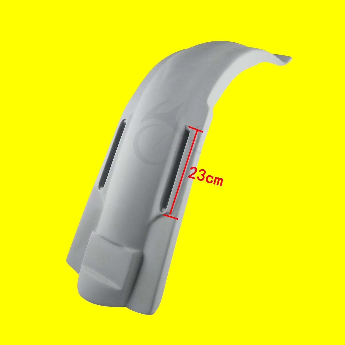 Unpainted 5" Stretched Fender w/ Light For Harley 89-13 Touring Road King Glide