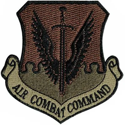 US Military USAF Air Combat Command Velcro Patch
