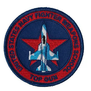 US Military USN Navy Fighter Weapons School Top Gun Iron On Patch