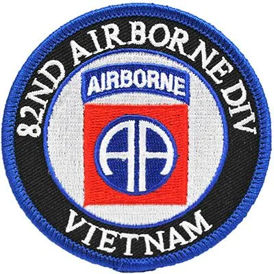 US Military Vietnam 82nd Airborne Division Patch
