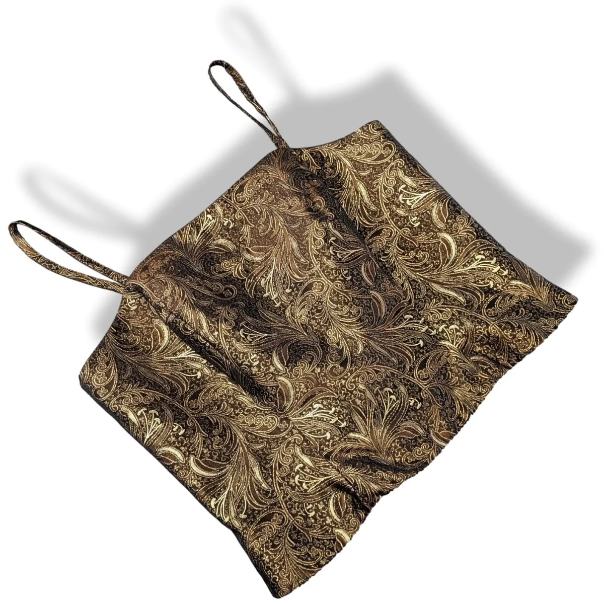Vero Moda Gold/Brown Sparkling Evening Sleeveless Top Lovely!