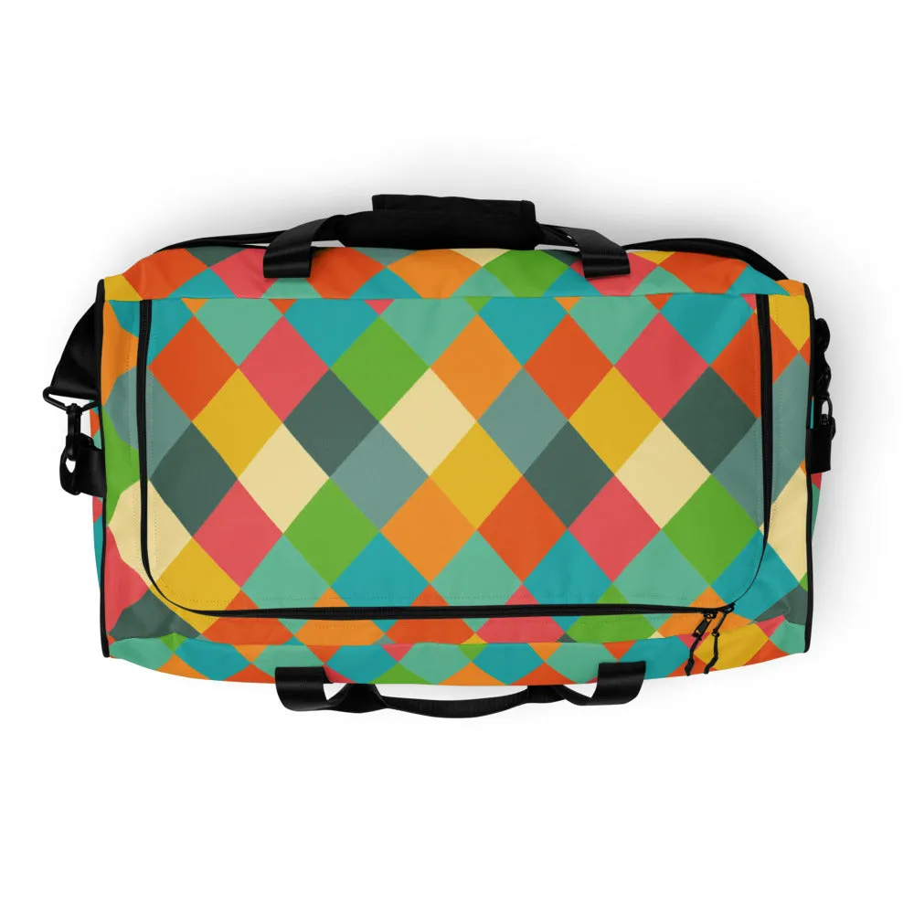 Vintage Diamond - Sustainably Made Duffle Bag