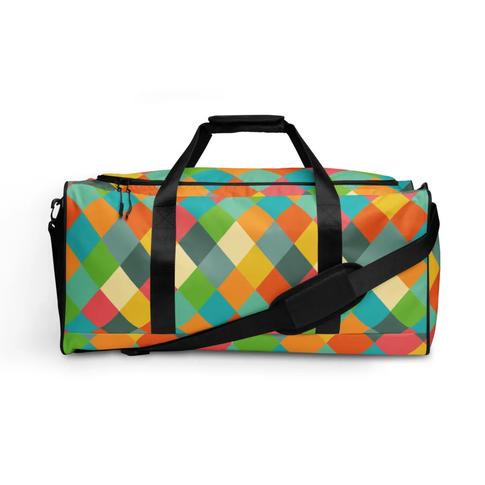 Vintage Diamond - Sustainably Made Duffle Bag