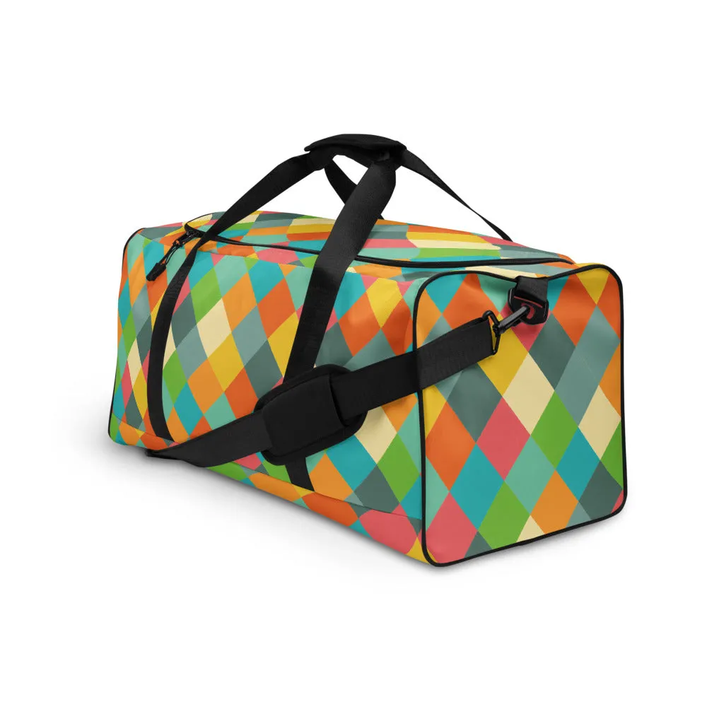 Vintage Diamond - Sustainably Made Duffle Bag