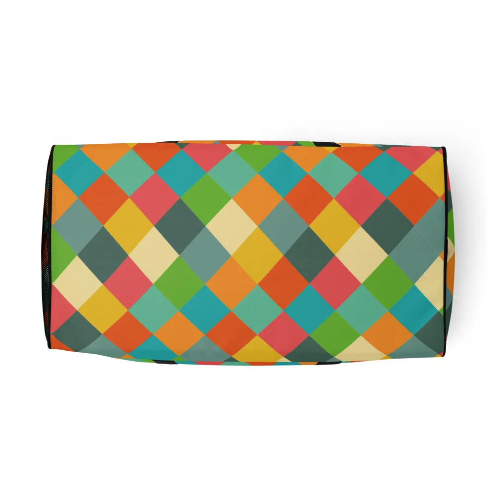 Vintage Diamond - Sustainably Made Duffle Bag