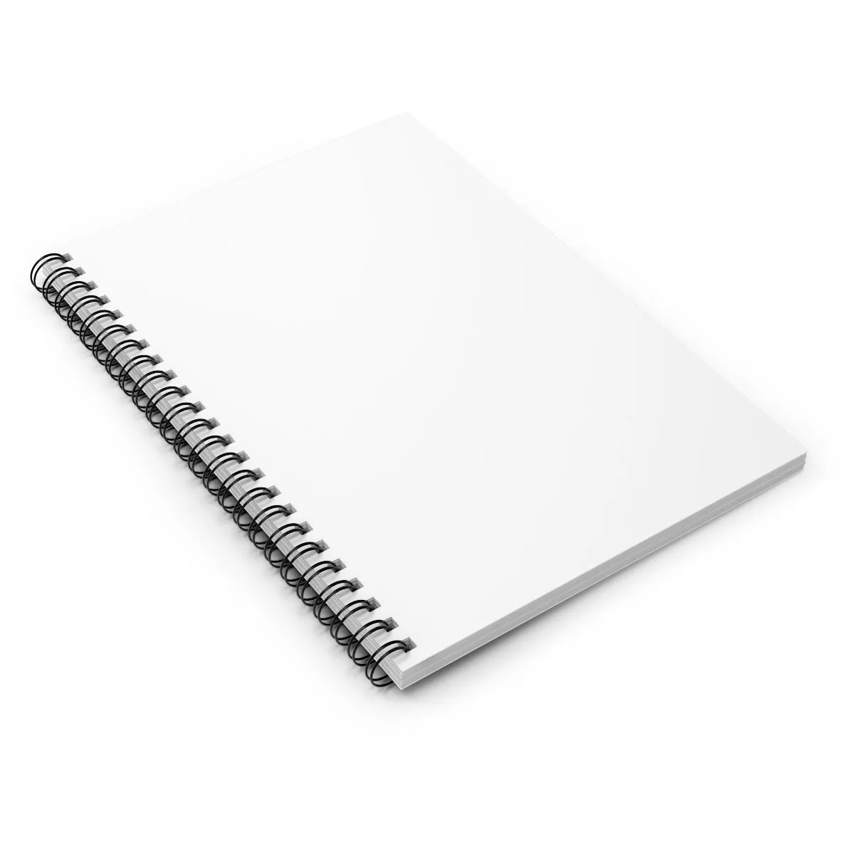 Vintage Wooden Skis - Spiral Notebook