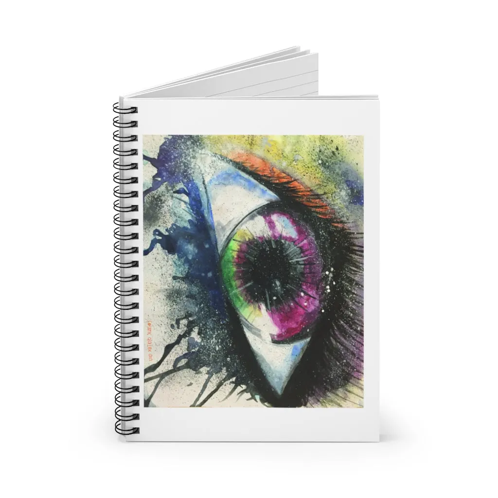 Watercolor Eye I Spiral Notebook - Ruled Line