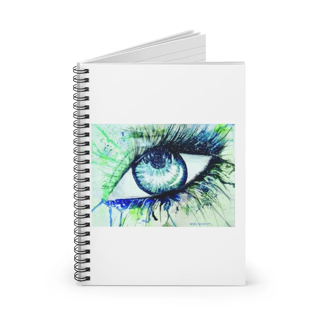 Watercolor Eye II Spiral Notebook - Ruled Line