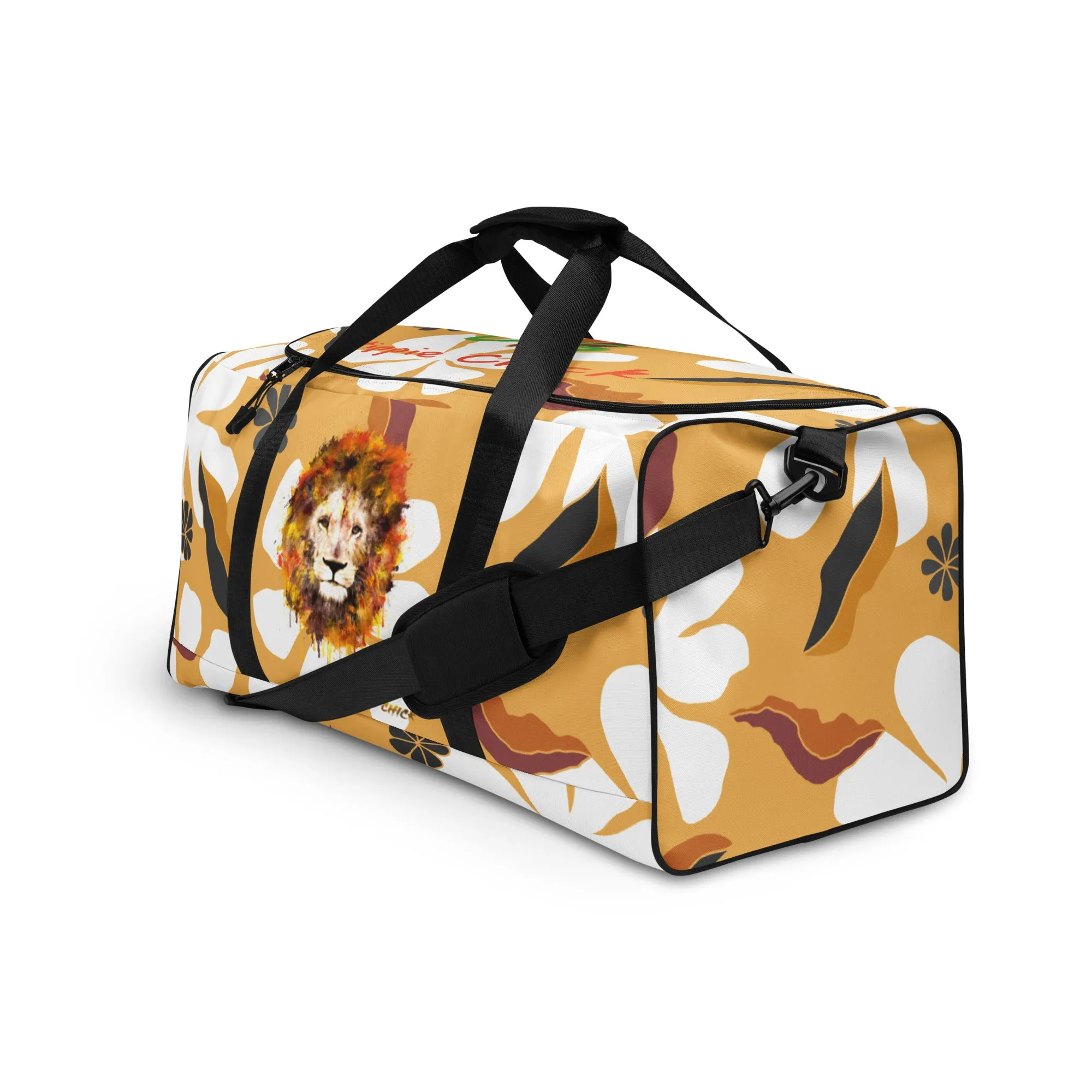 White Flowers Duffle Bag - OG Hippie Chick