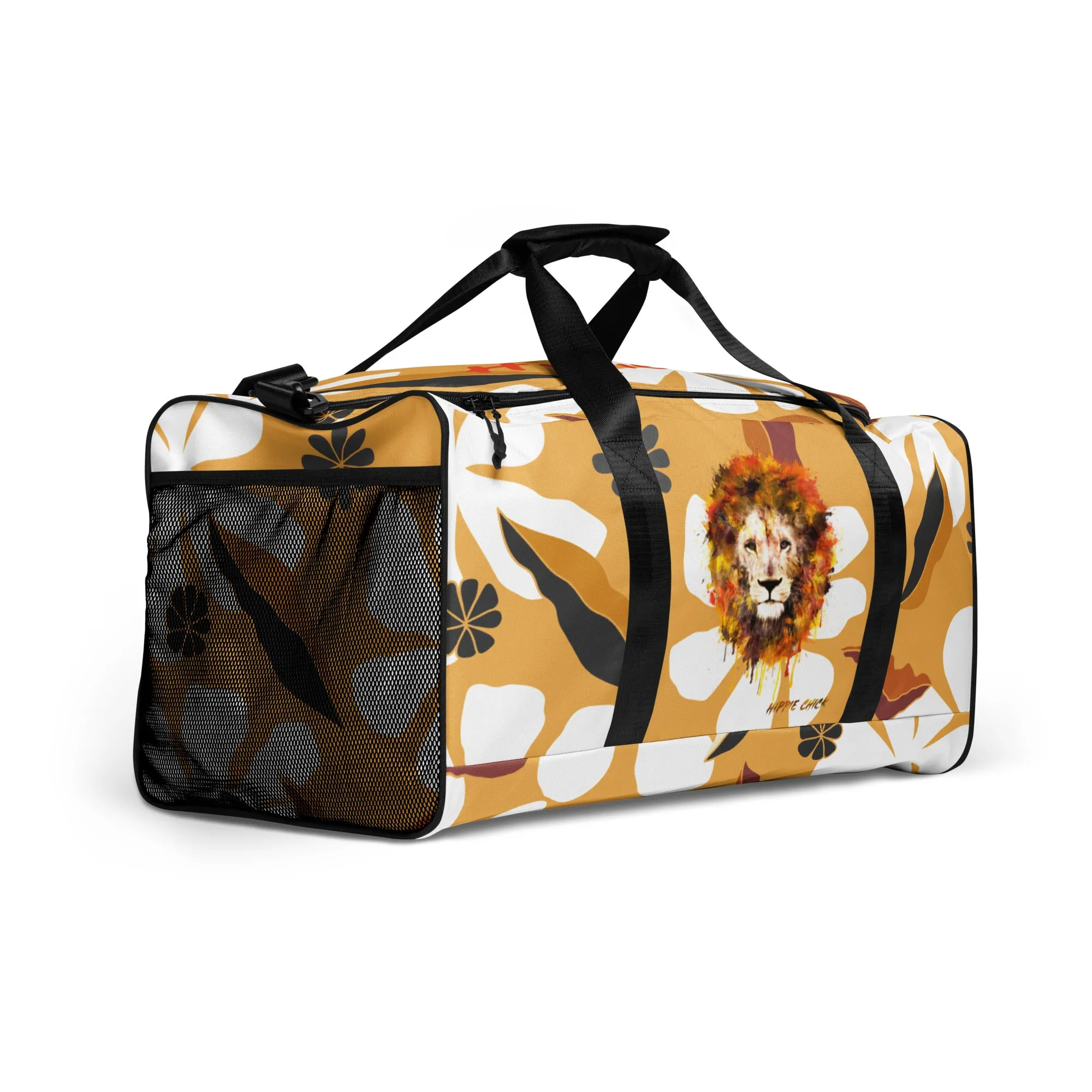 White Flowers Duffle Bag - OG Hippie Chick