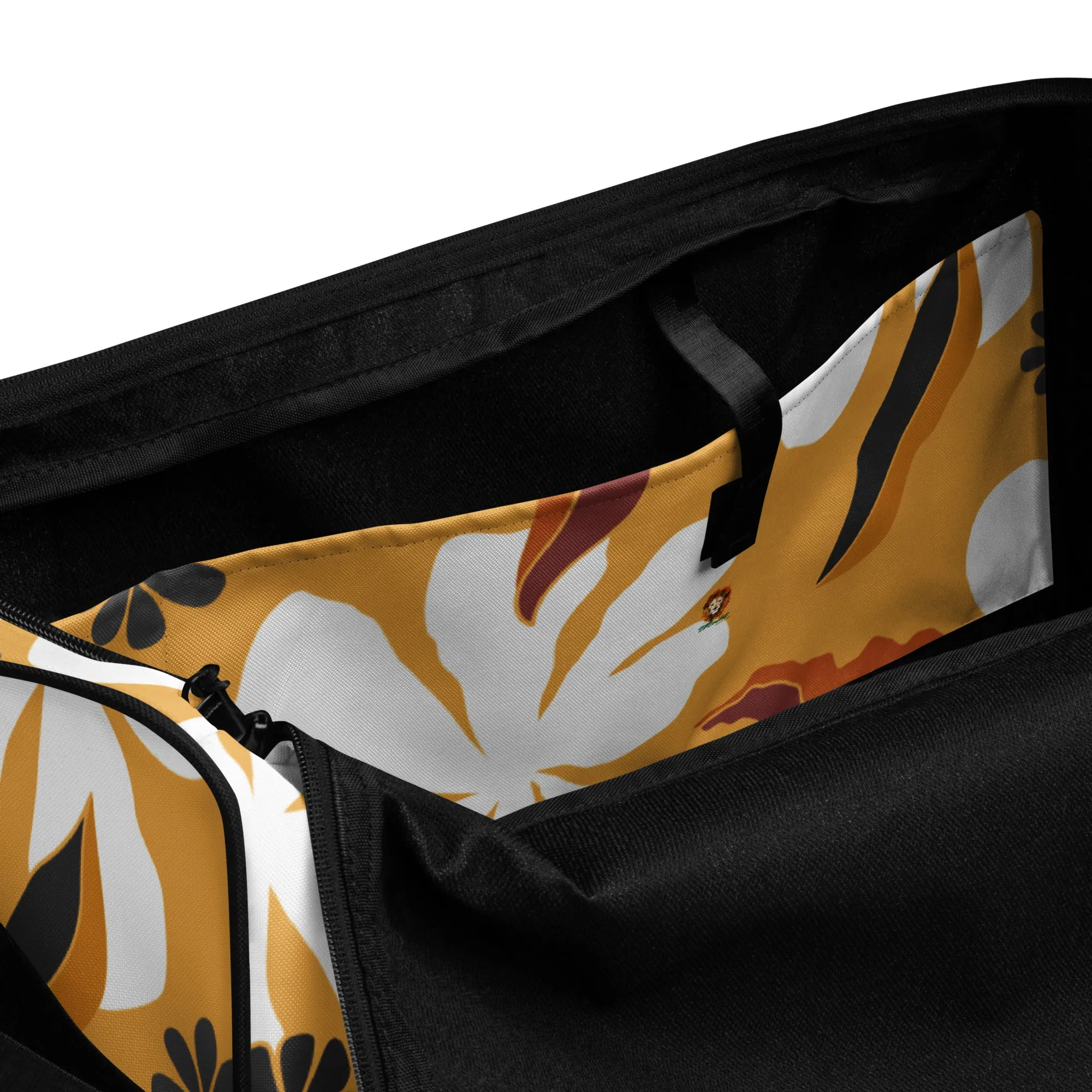 White Flowers Duffle Bag - OG Hippie Chick