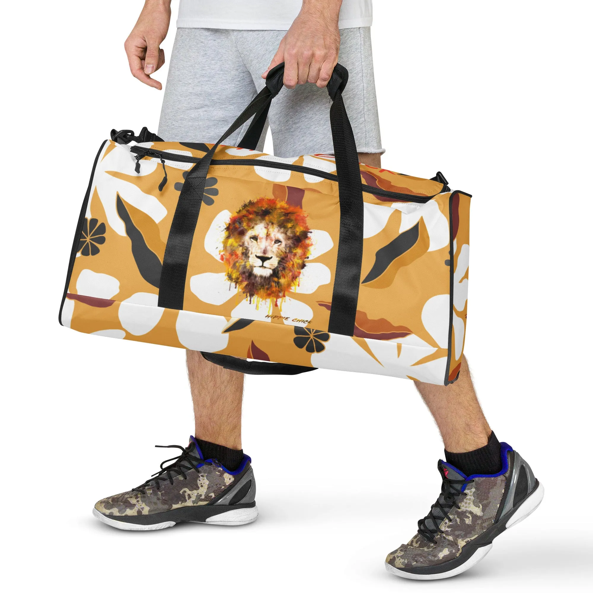 White Flowers Duffle Bag - OG Hippie Chick