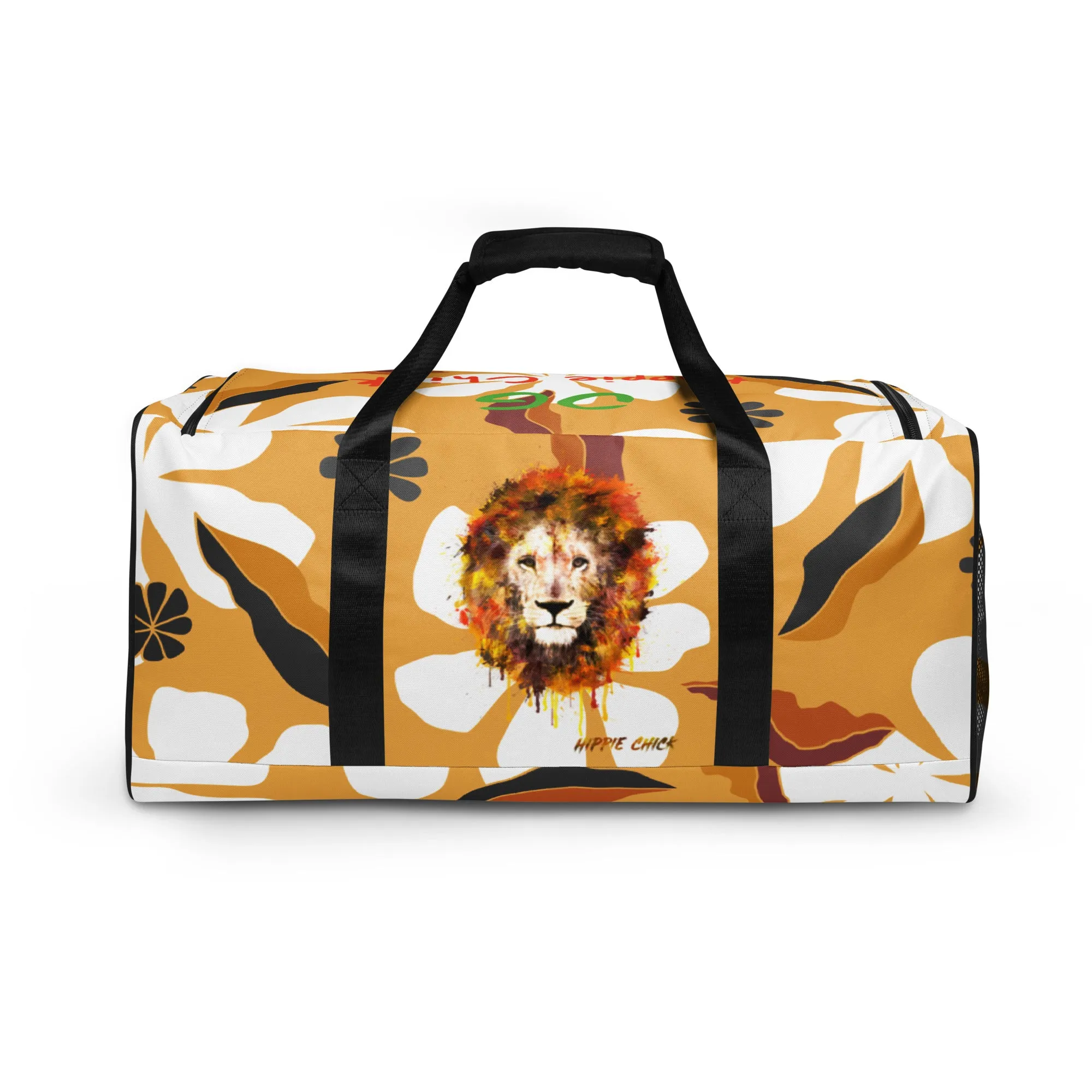 White Flowers Duffle Bag - OG Hippie Chick