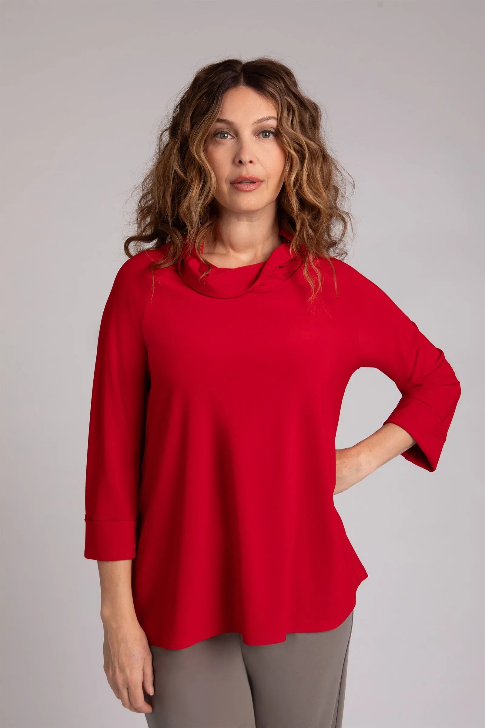 Wide Cuff Raglan Sleeve Top