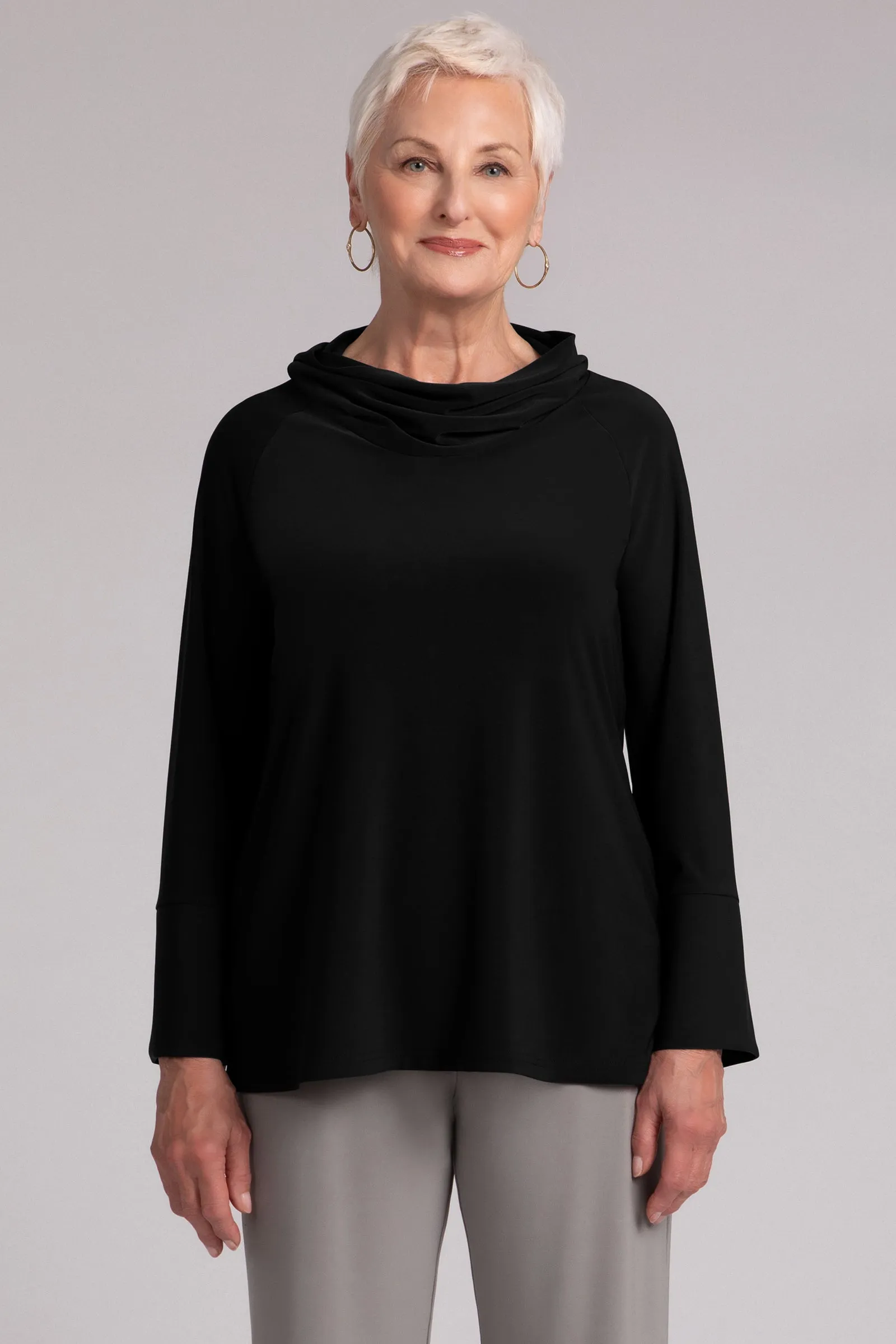 Wide Cuff Raglan Sleeve Top