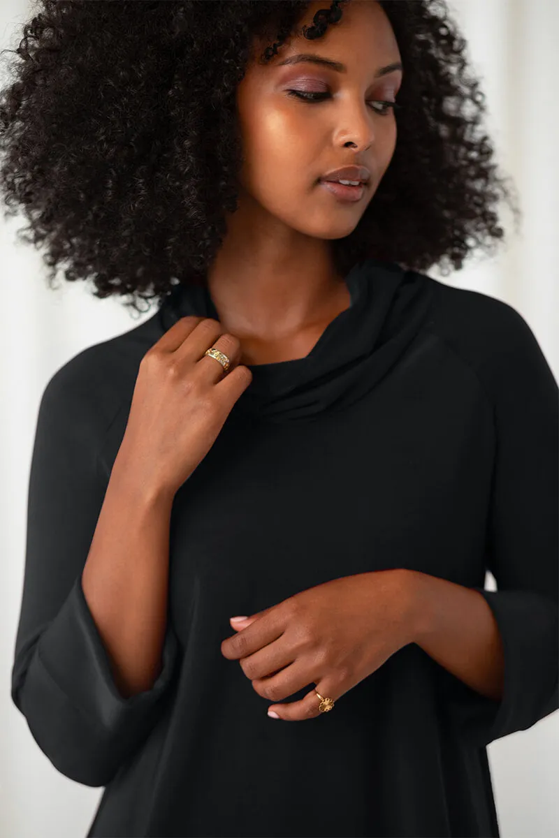 Wide Cuff Raglan Sleeve Top
