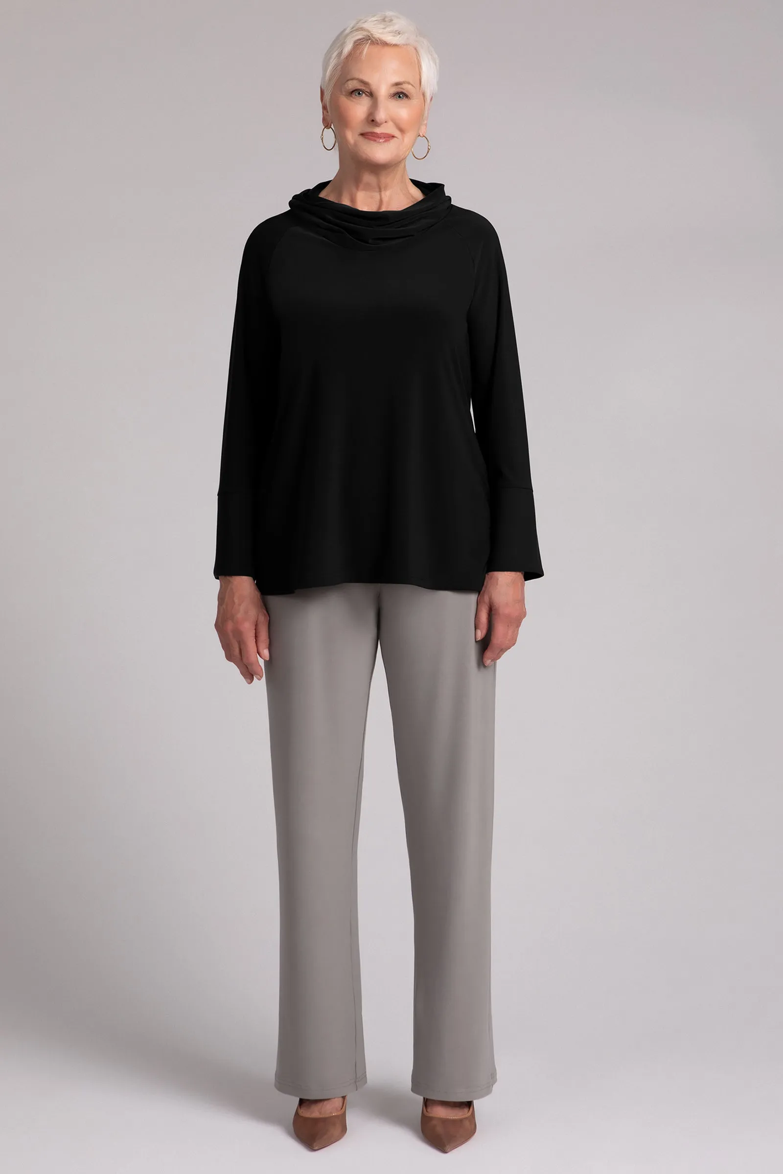 Wide Cuff Raglan Sleeve Top