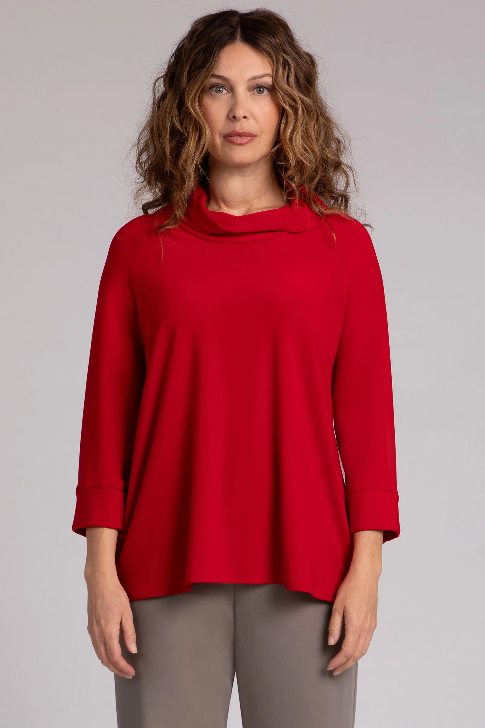 Wide Cuff Raglan Sleeve Top