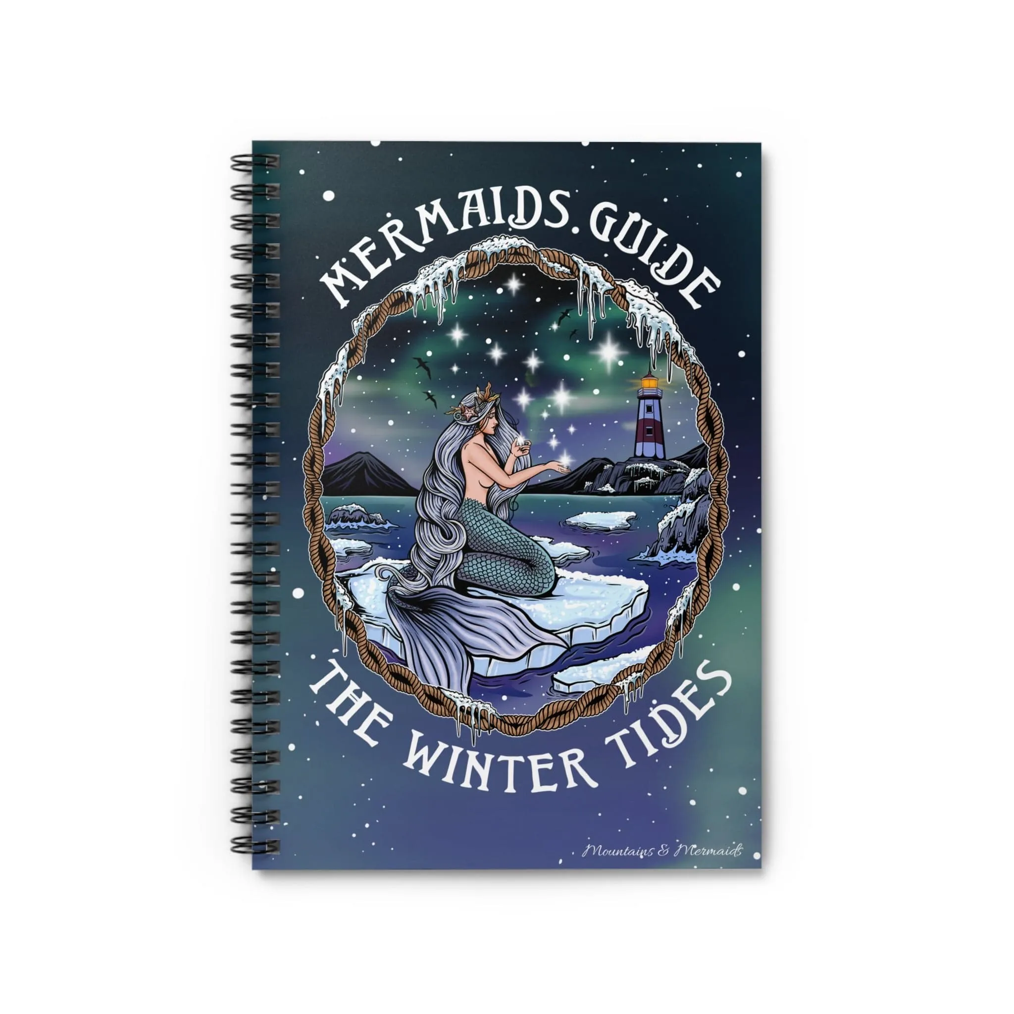 Winter Tides Spiral Notebook - Ruled Line