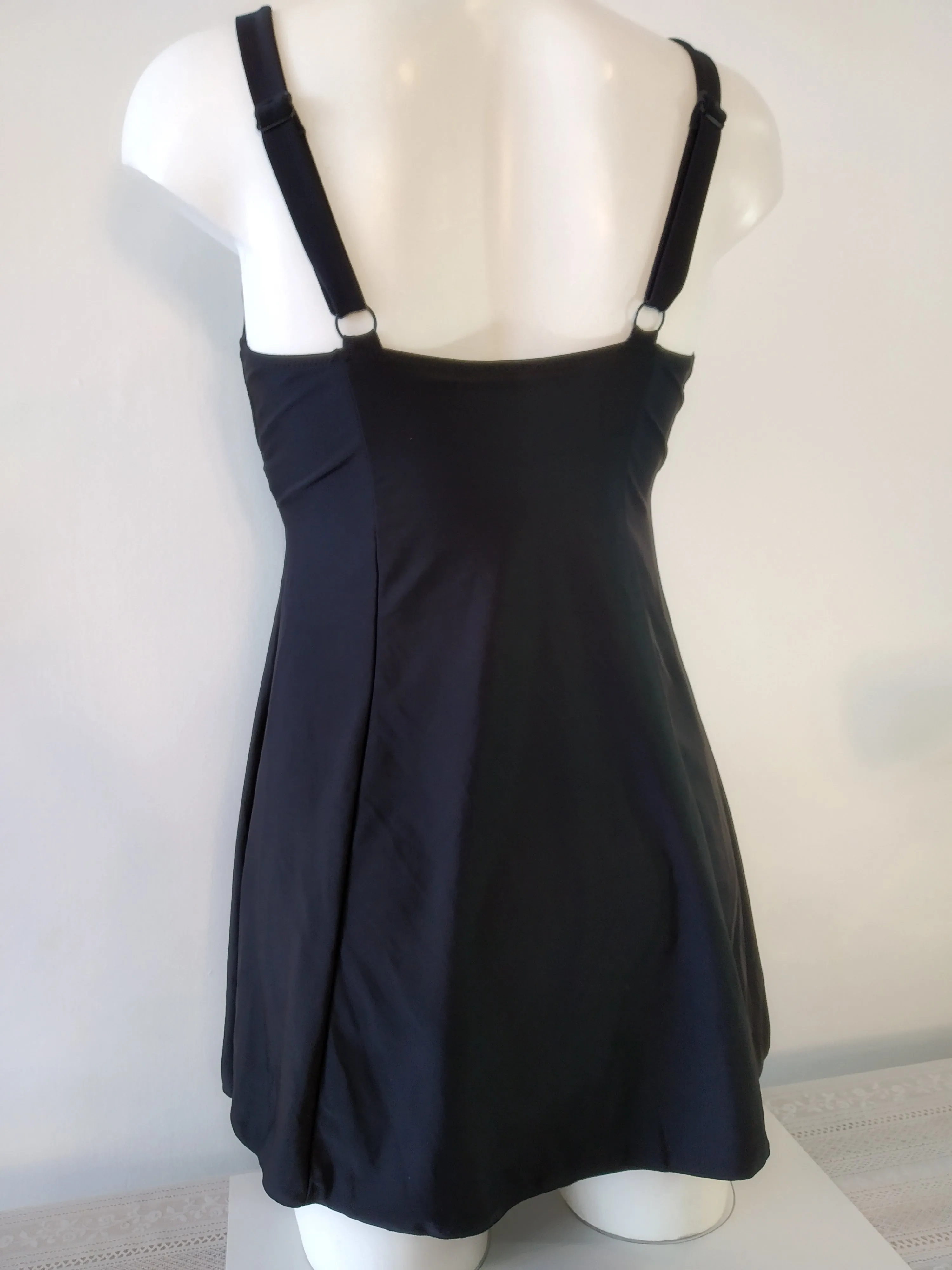Women skirted Swimsuit Deep-V