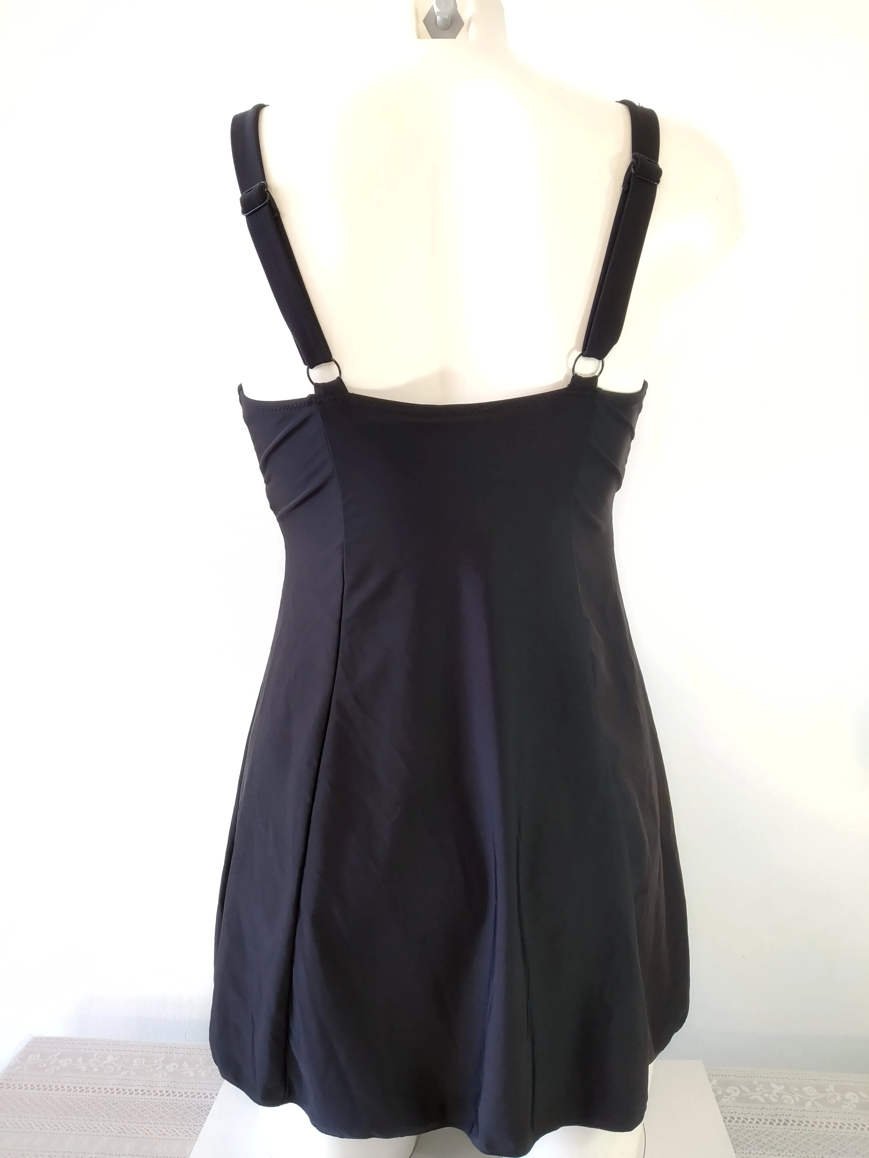 Women skirted Swimsuit Deep-V