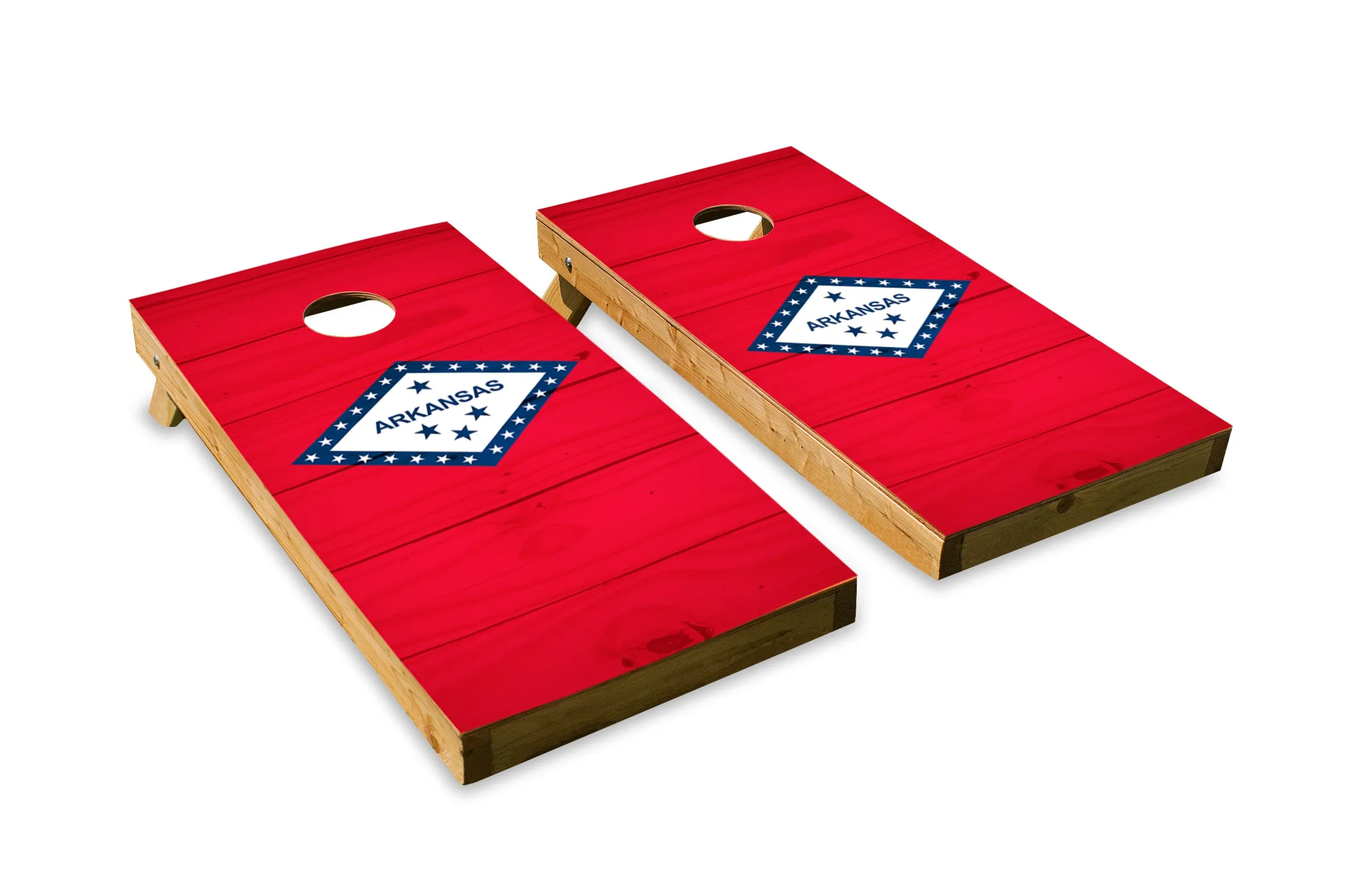 Wood Grain Arkansas State Flag