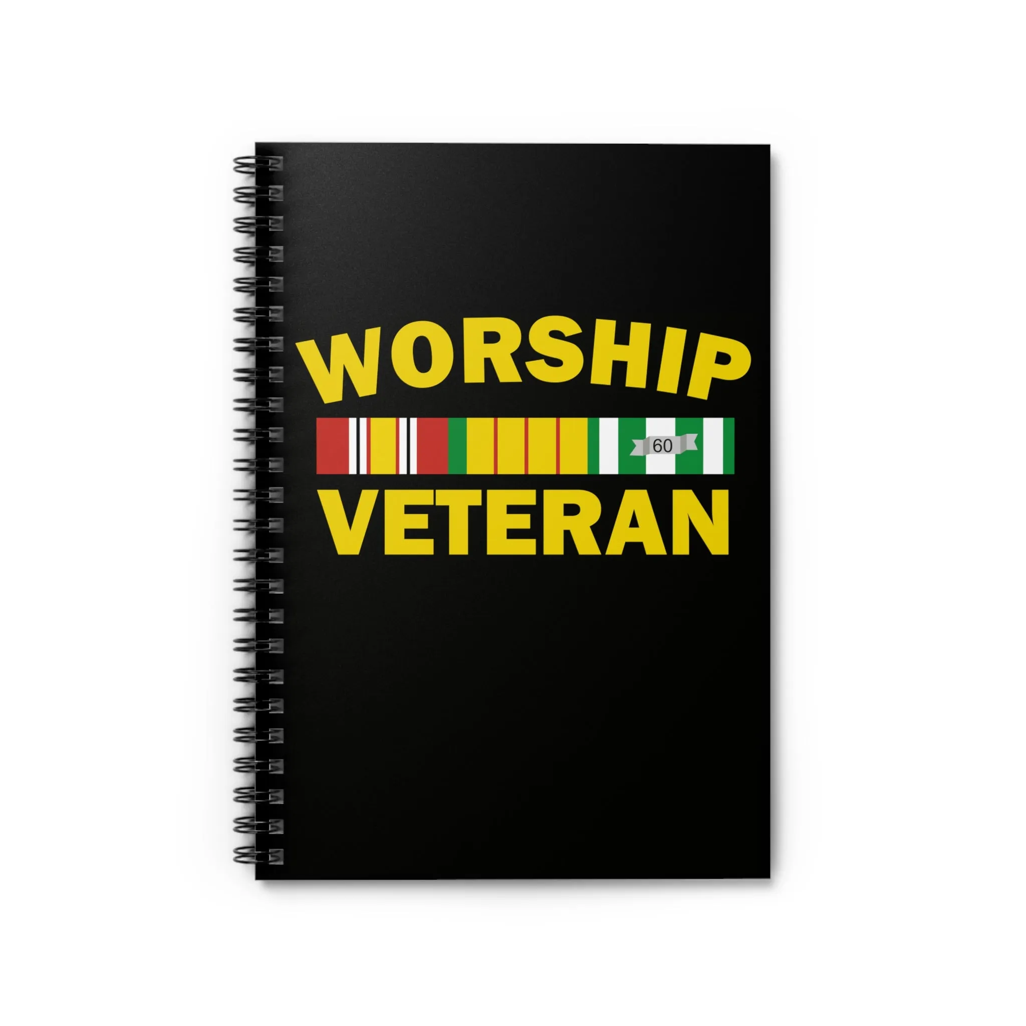 Worship Veteran Spiral Notebook