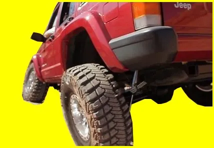 X-Max Fiberglass Fender Flares Fits 84-01 Jeep Cherokee Xj 4 Door