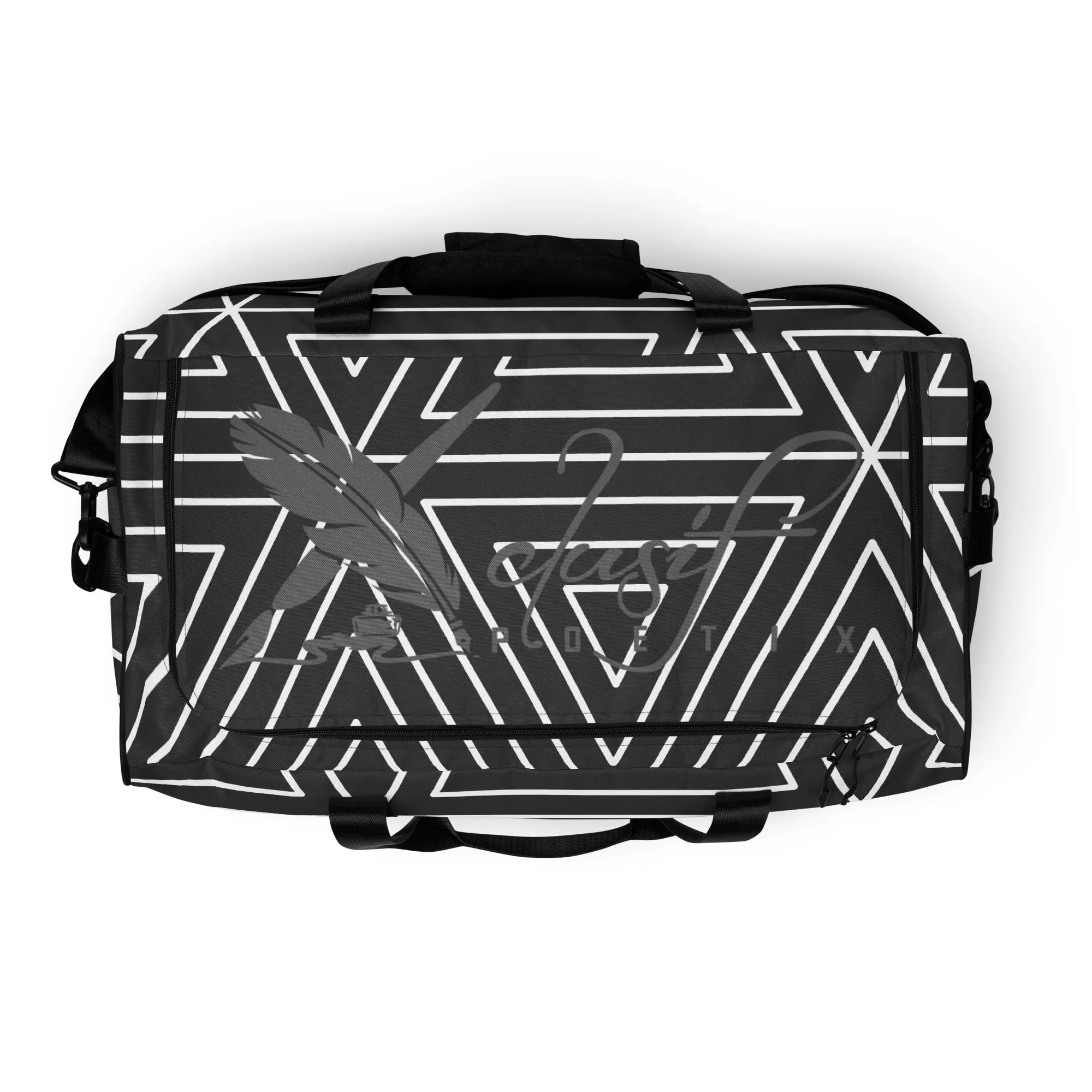 XCLUSIF POETIX BLACK TRIANGLE Duffle bag