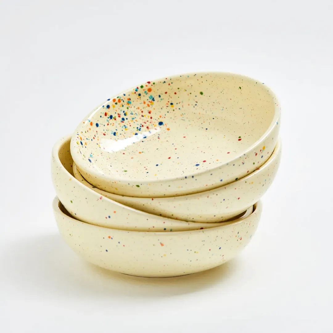 Yellow Party Pasta Bowl
