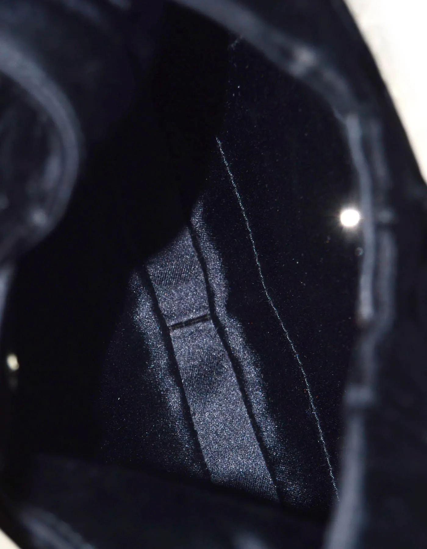Yves Saint Laurent YSL Black Velvet Small Mombasa Bag
