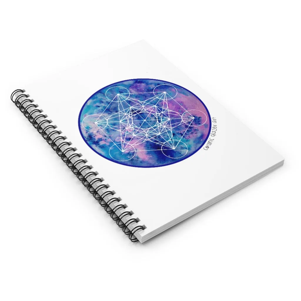 Zenetae Metatron Spiral Notebook - Ruled Line