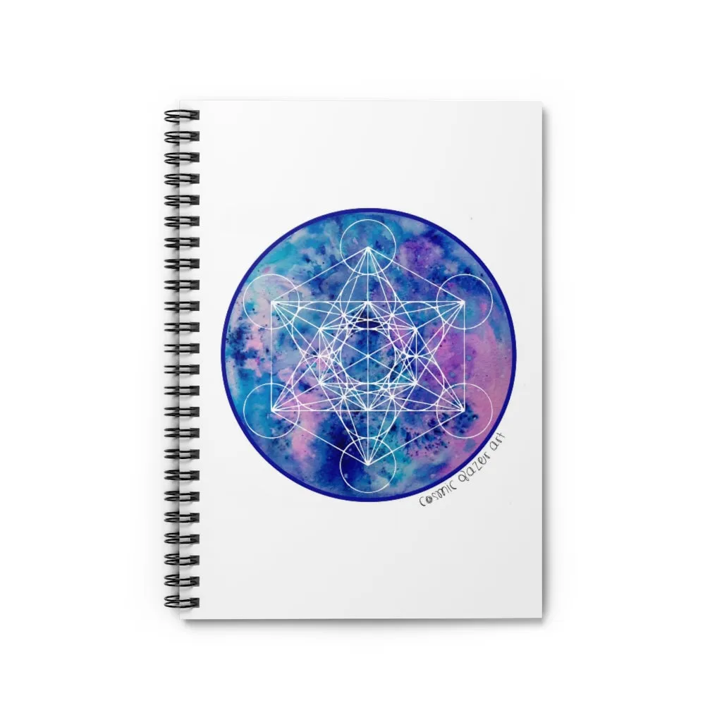 Zenetae Metatron Spiral Notebook - Ruled Line