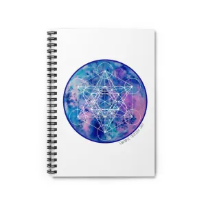 Zenetae Metatron Spiral Notebook - Ruled Line
