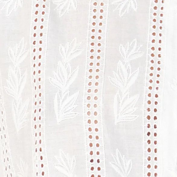 Zuma Cami in White Vine Eyelet